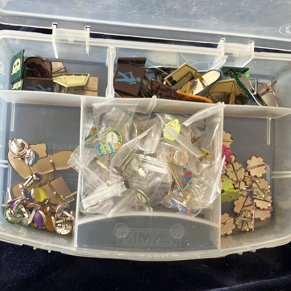 Assorted Paper Craft Embellishments camping Hiking Birthday Floral Jewels NWOT